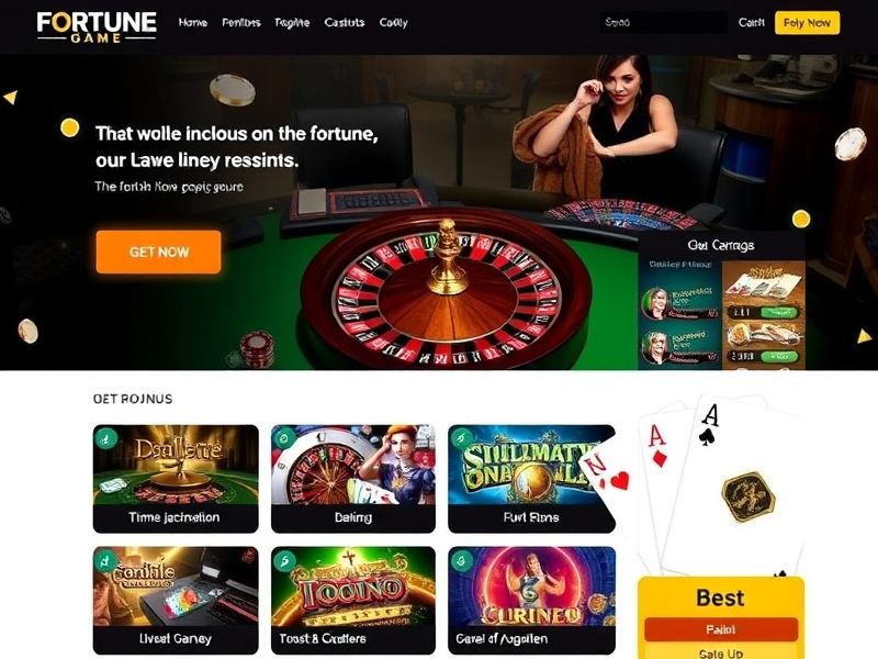Welcome to FortuneGame.com – your premier online casino for exciting games, generous bonuses, and secure gambling. Explore slots, poker, blackjack, and live dealer games today!